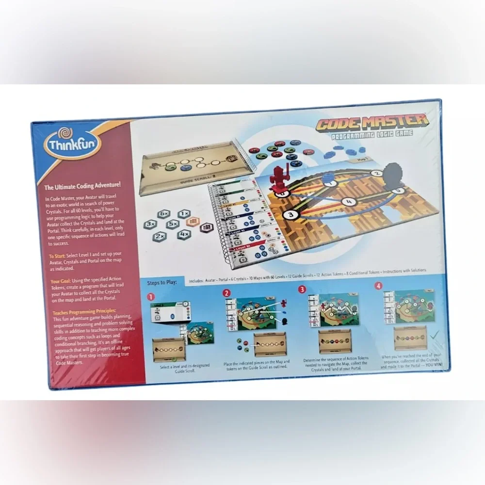 ThinkFun Code Master Programming Logic Game new sealed - Picture 2 of 2